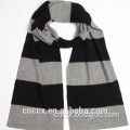 15STC2128 stripe cotton cashmere scarf